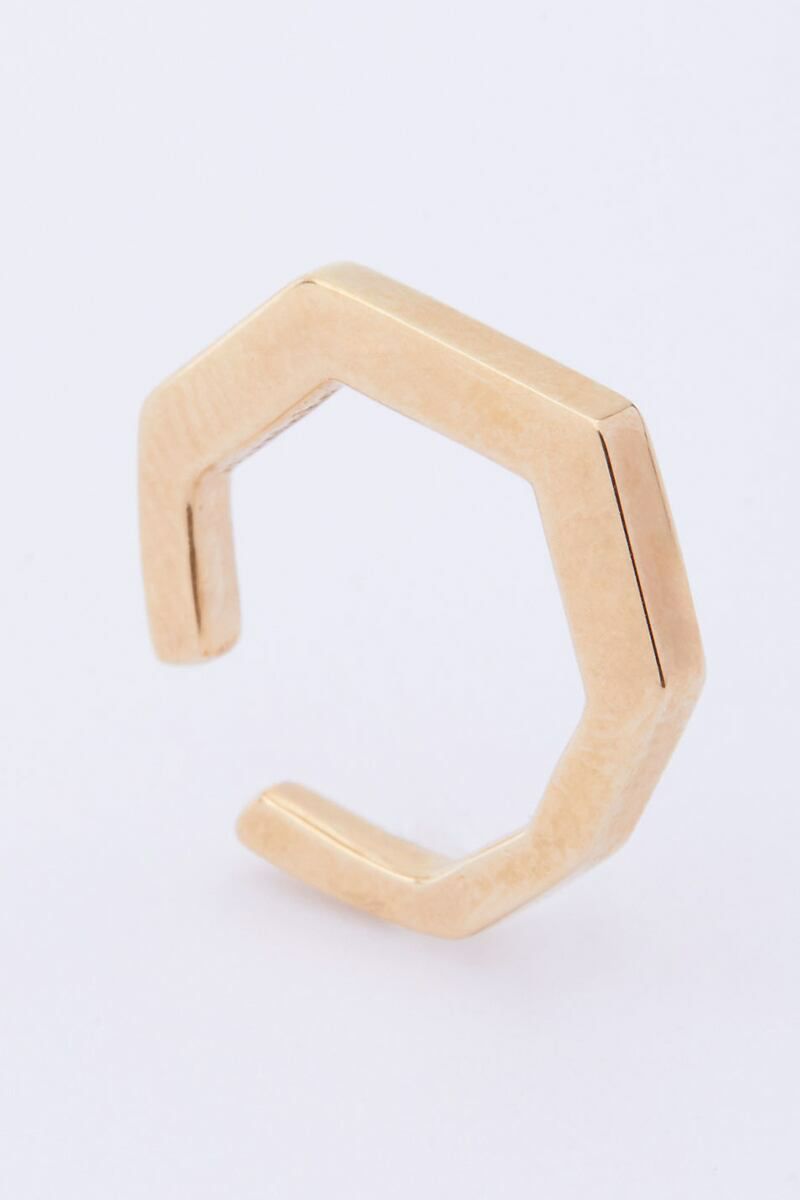 Hirotaka(ヒロタカ)Octagon Ear Cuff S オクタゴンイヤーカフ - Yellow Gold