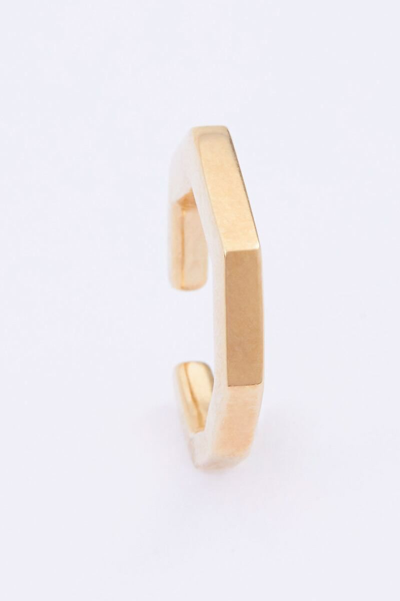 Hirotaka(ヒロタカ)Octagon Ear Cuff S オクタゴンイヤーカフ - Yellow Gold -1