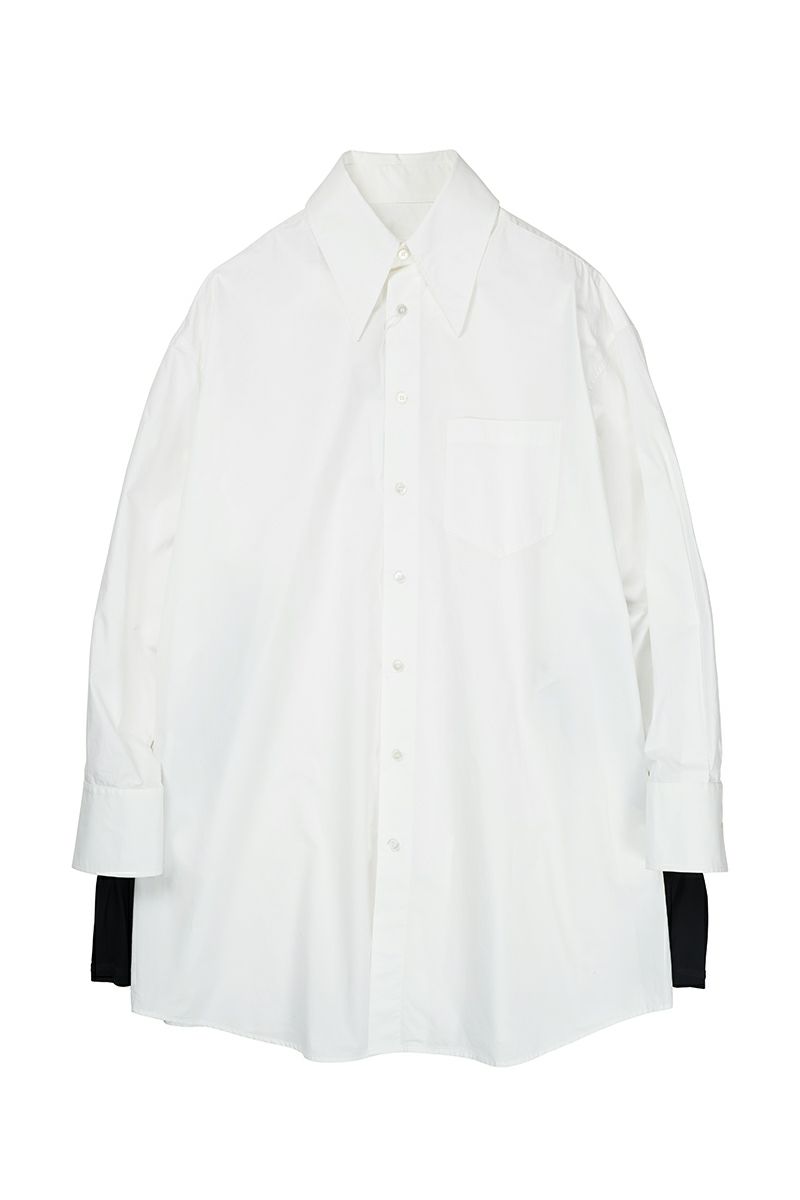 MM6 Maison Margiela(エムエムシックス)Oversize muff shirt オーバーサイズマフシャツ S62DL0083S47294970