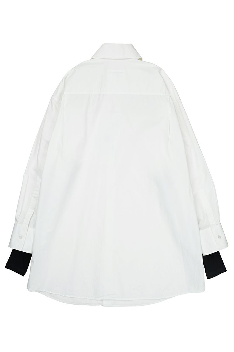 MM6 Maison Margiela(エムエムシックス)Oversize muff shirt オーバーサイズマフシャツ S62DL0083S47294970 -1