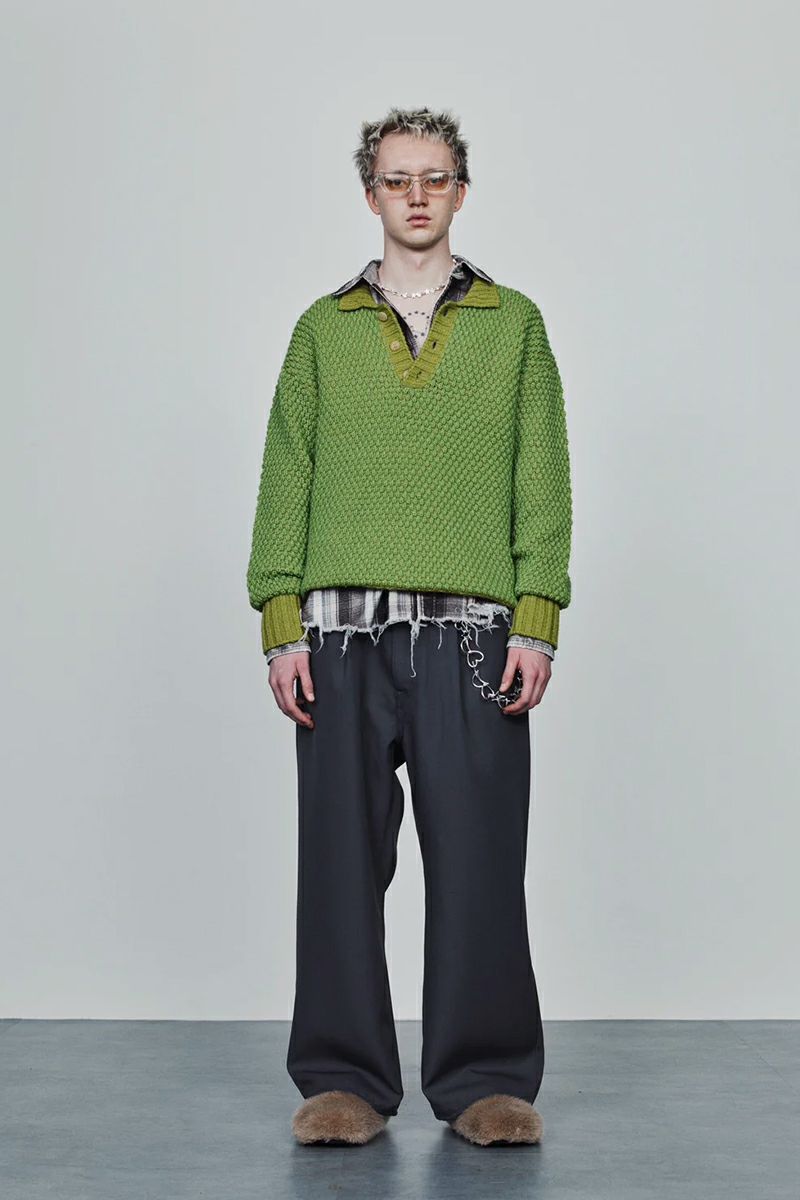 JieDa(ジエダ)POPCORN SKIPPER KNIT ポップコーンスキッパーニット Jie-23W-KN03 -3