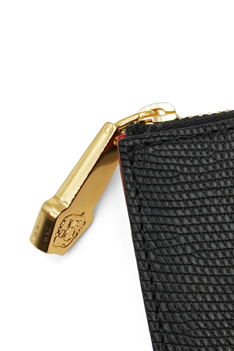 VIOLAd'ORO(ヴィオラドーロ)PORTA リザード型押しレザー L字型財布 V-5039 -3