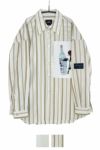 SYU.HOMME FEMM(シュウ オム フェム)Patched long sleeve shirts パッチロングスリーブシャツ H22ss-05