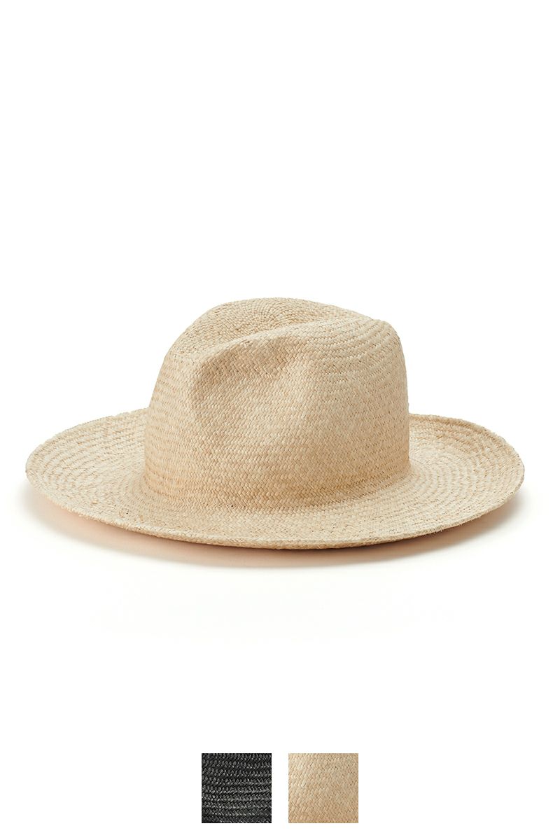 KIJIMA TAKAYUKI(キジマタカユキ)RAFFIA WIDE BRIM HAT ラフィアワイドブリムハット 241328
