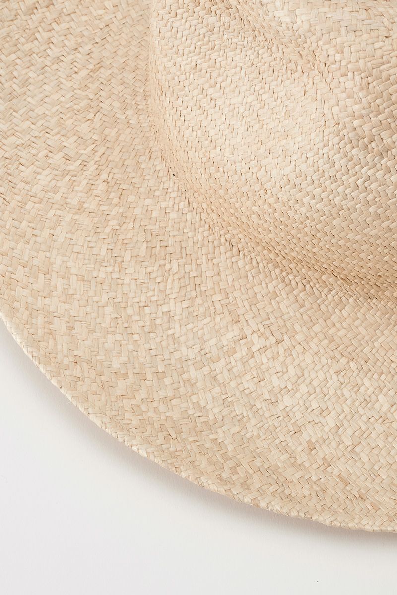 KIJIMA TAKAYUKI(キジマタカユキ)RAFFIA WIDE BRIM HAT ラフィアワイドブリムハット 241328 -1