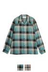 SUGARHILL(シュガーヒル)RAYON OMBRE PLAID OPEN COLLAR BLOUSE レーヨンオンブレプレイド オープンカラーブラウス 2441000507
