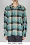 SUGARHILL(シュガーヒル)RAYON OMBRE PLAID OPEN COLLAR BLOUSE レーヨンオンブレプレイド オープンカラーブラウス 2441000507 -9
