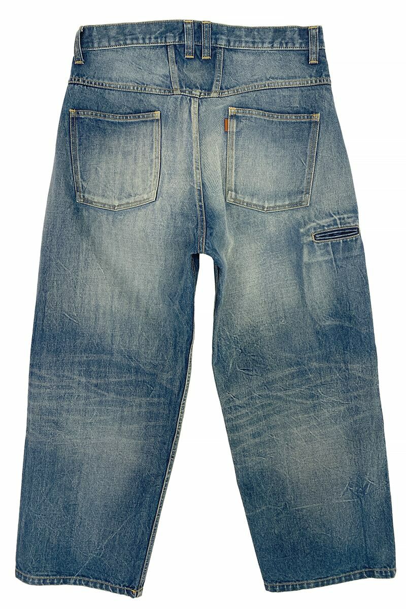 RICE NINE TEN(ライスナインテン)RIPPED DISTRESSED WIDE JEANS リップド ディストレスド ワイドジーンズ DPT-RDW -2