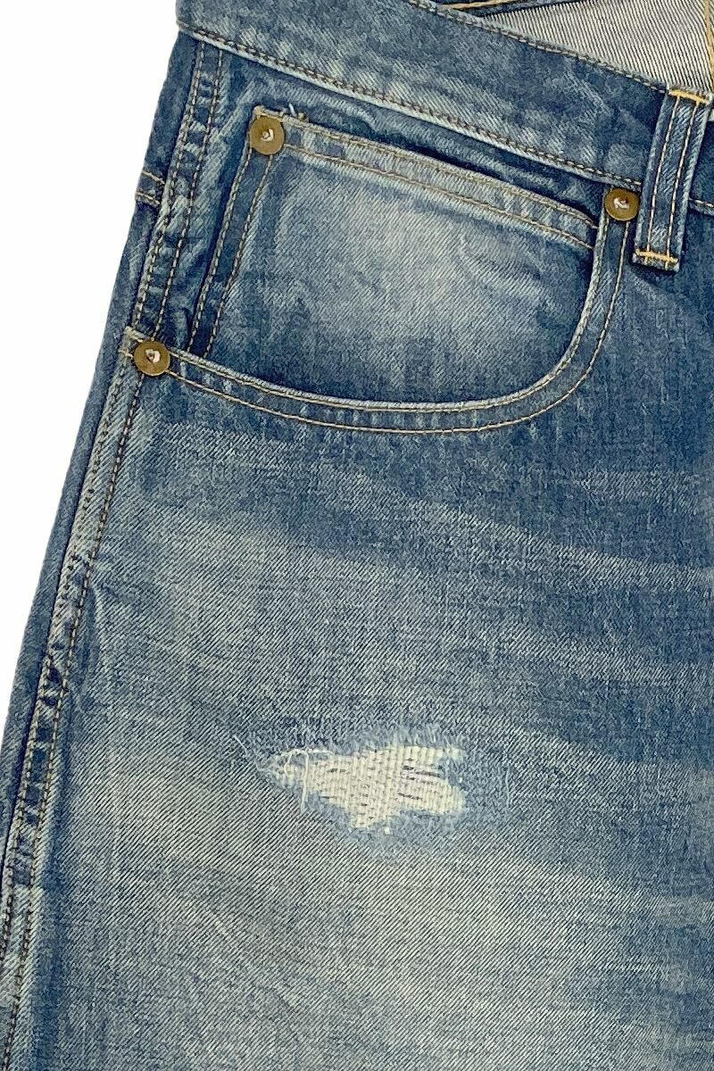 RICE NINE TEN(ライスナインテン)RIPPED DISTRESSED WIDE JEANS リップド ディストレスド ワイドジーンズ DPT-RDW -6