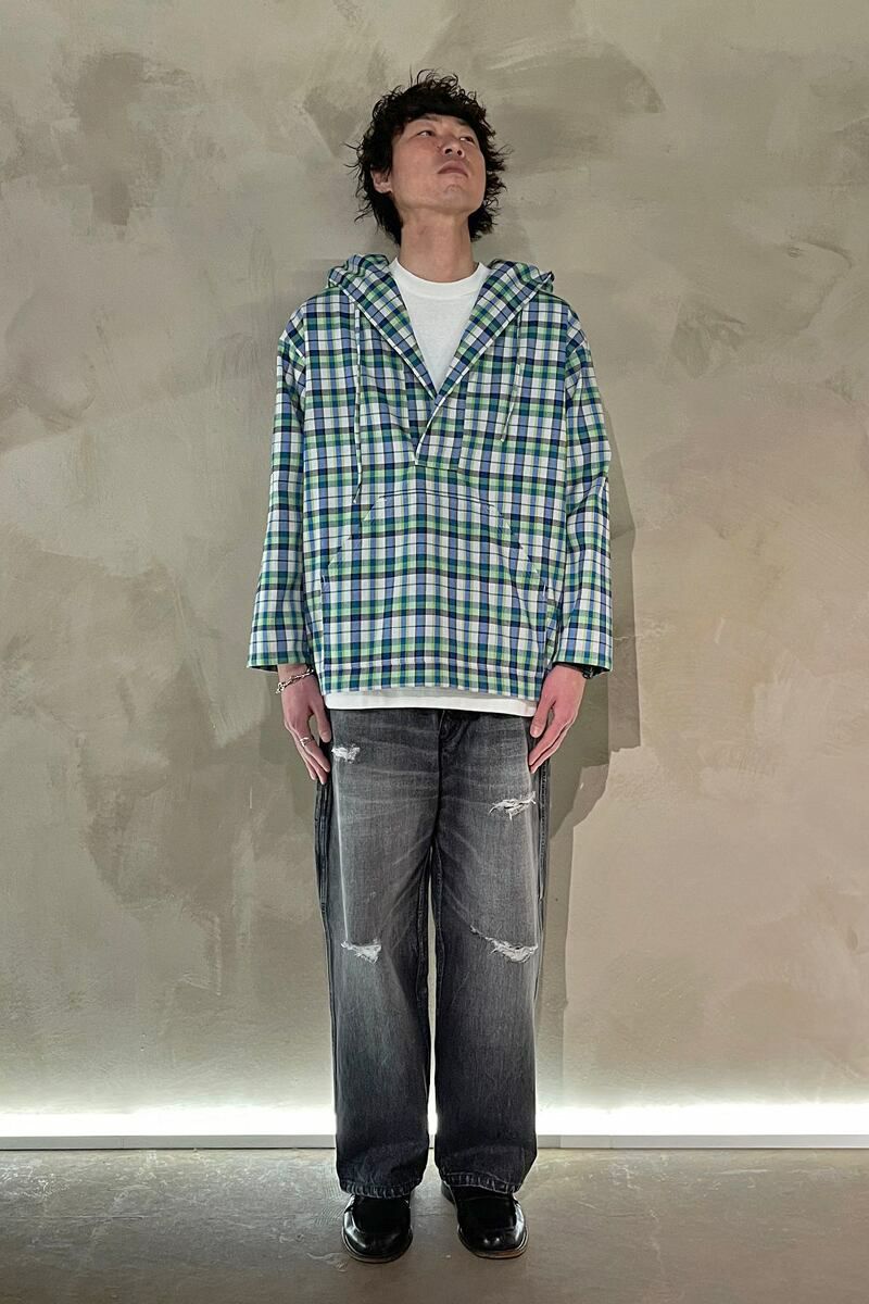 RICE NINE TEN(ライスナインテン)RIPPED DISTRESSED WIDE JEANS リップド ディストレスド ワイドジーンズ DPT-RDW -16