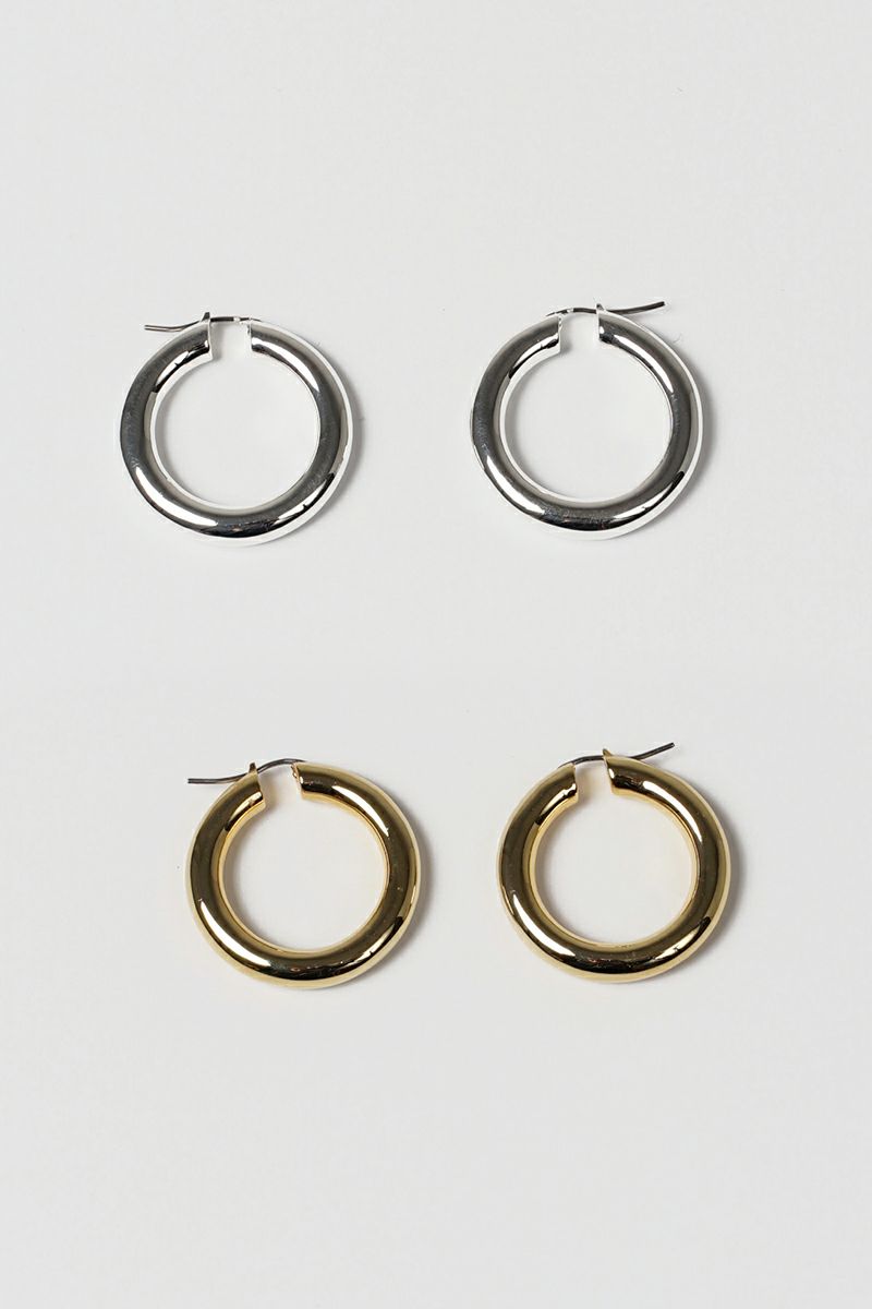 JANE SMITH(ジェーンスミス)ROUND HOOP EARRING ラウンドフープイヤリング 23WAC-#120L