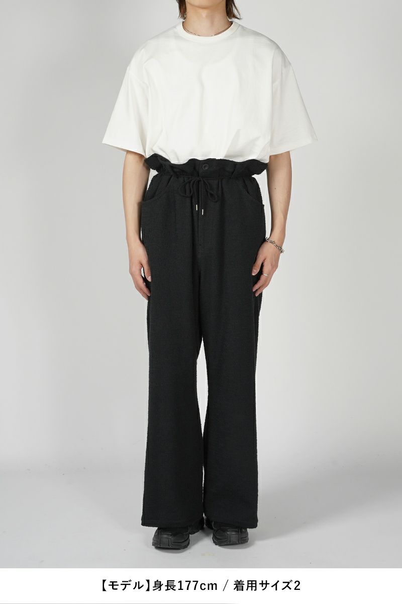 SYUMAN.(シュウマン)Ravioli trousers type pile tweed ラヴィオリトラウザース パイルツイード AD-B24SS-07-A -12