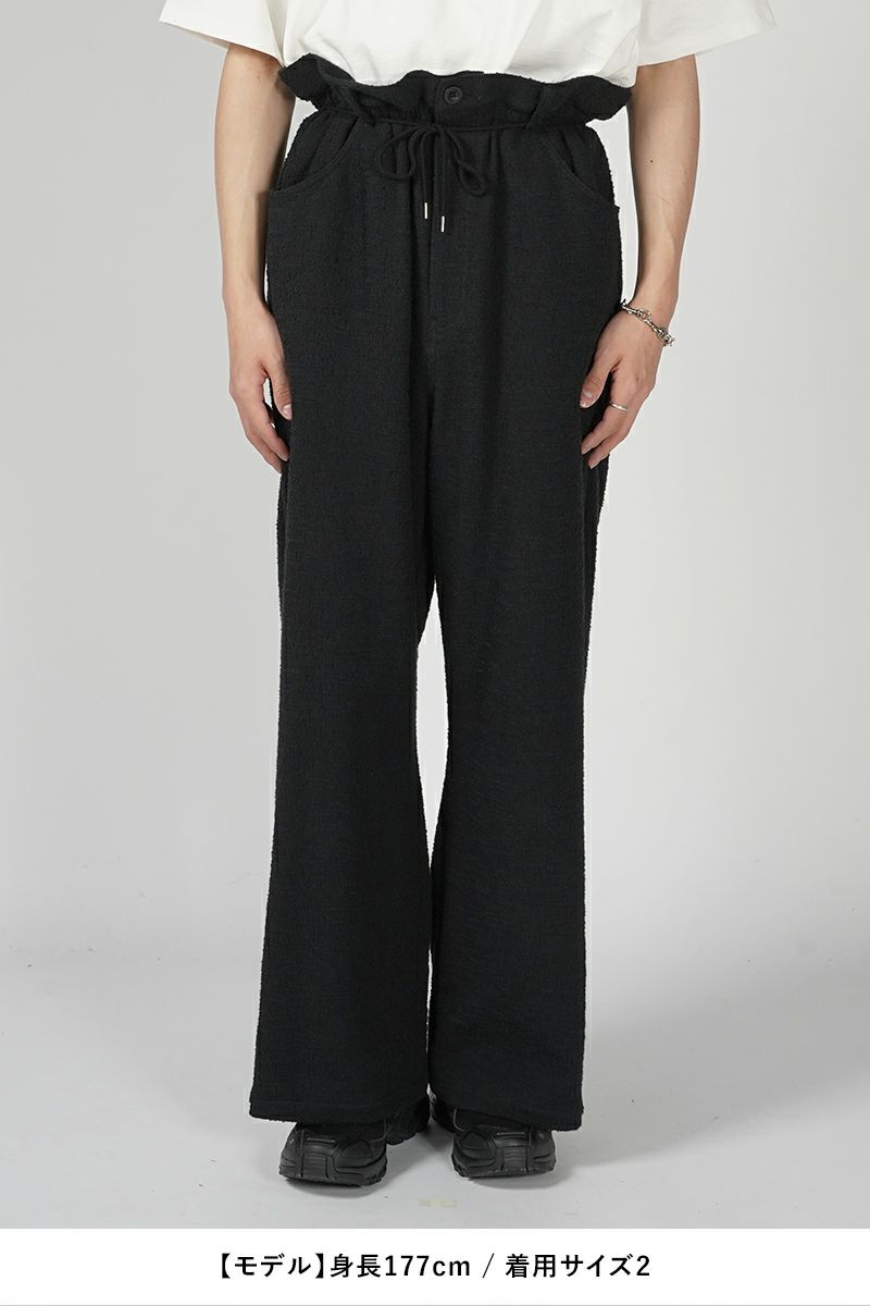 SYUMAN.(シュウマン)Ravioli trousers type pile tweed ラヴィオリトラウザース パイルツイード AD-B24SS-07-A -18