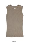 CIOTA (シオタ)Ribbed Sleeveless Top リブスリーブレストップ CSL-27 -11