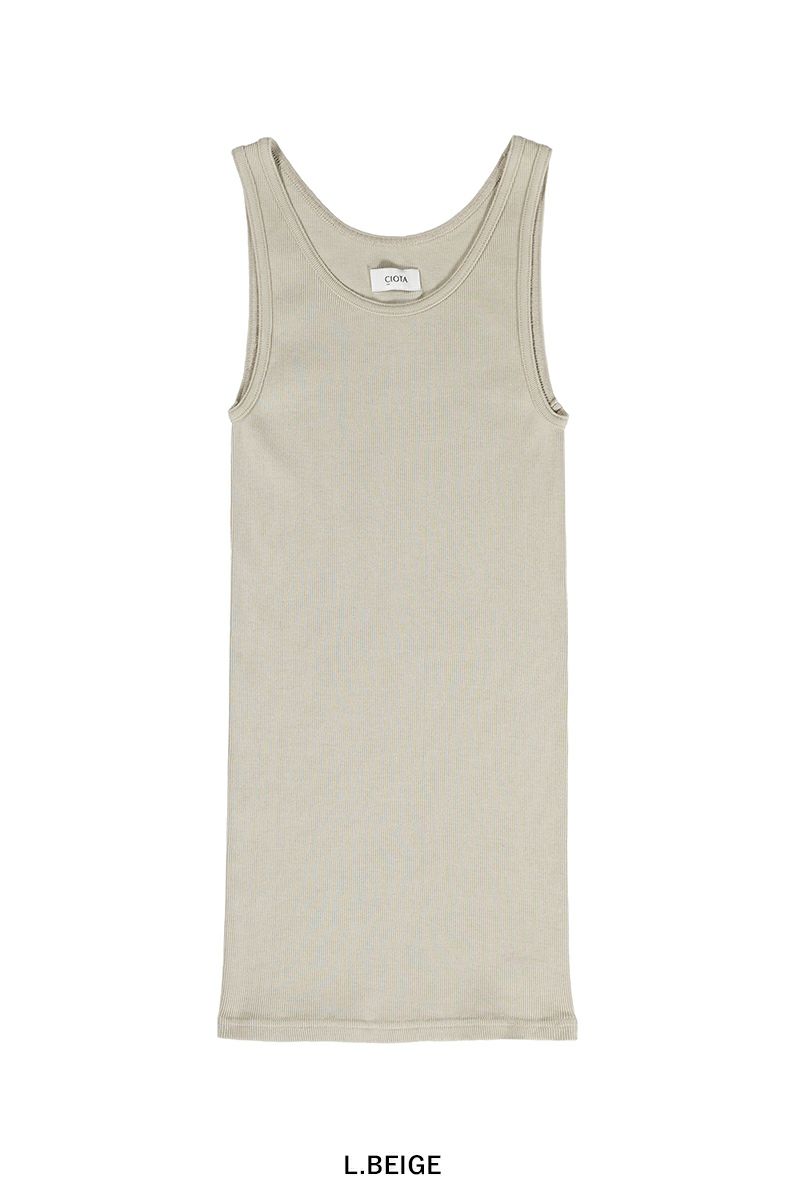 CIOTA (シオタ)Ribbed Tank Top リブタンクトップ CSL-28 -8