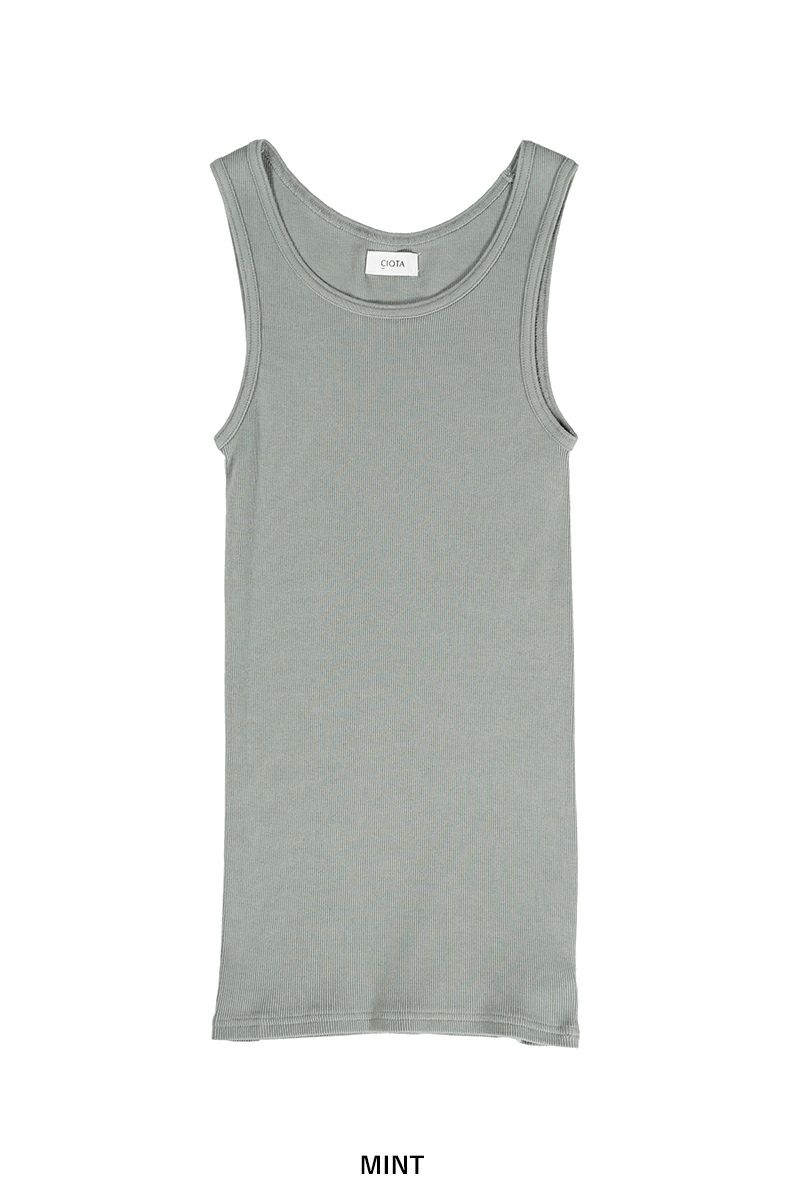 CIOTA (シオタ)Ribbed Tank Top リブタンクトップ CSL-28 -10