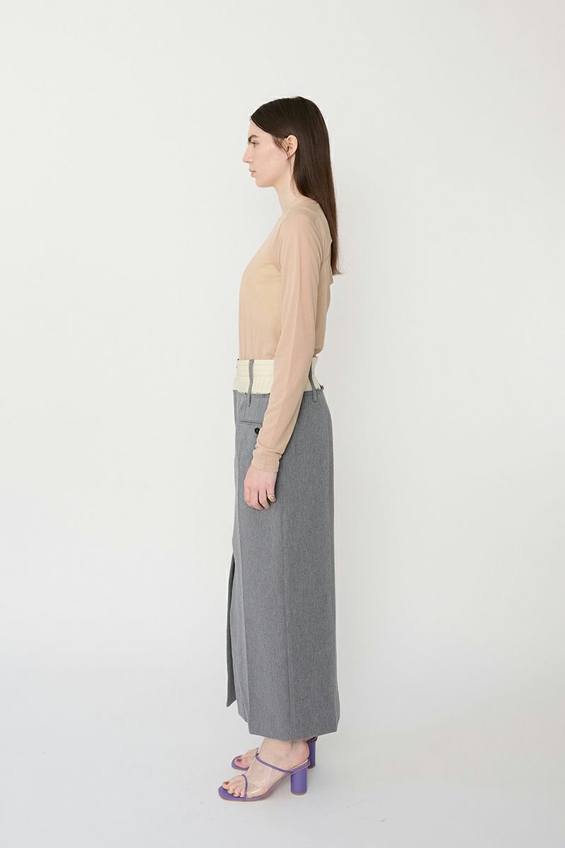 JANE SMITH(ジェーンスミス)SHEER BACK OPEN PULLOVER シアーバックオープンプルオーバー 24SCT-#326L -5
