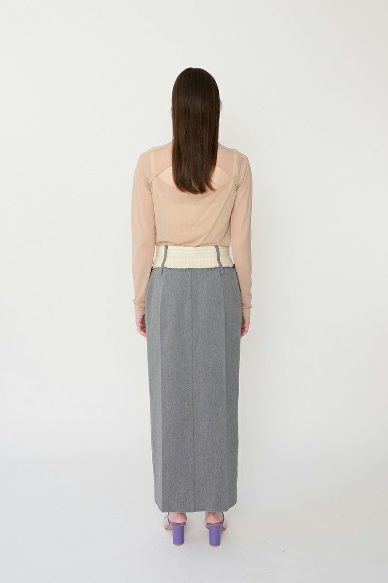 JANE SMITH(ジェーンスミス)SHEER BACK OPEN PULLOVER シアーバックオープンプルオーバー 24SCT-#326L -6