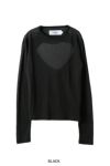 JANE SMITH(ジェーンスミス)SHEER BACK OPEN PULLOVER シアーバックオープンプルオーバー 24SCT-#326L -7
