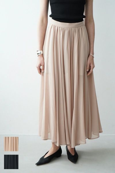 CLANE(クラネ)SHEER SLIT SKIRT シアースリットスカート 14109-6172