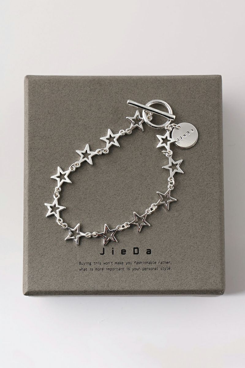 JieDa(ジエダ)SMALL OPEN STAR BRACELET スモールオープンスターブレスレット Jie-24S-GD05 -3