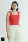CLANE(クラネ)SQUARE TANK KNIT TOPS スクエアタンクニットトップス 16106-2042
