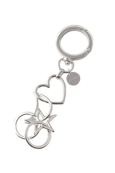 JieDa(ジエダ)STAR MOON HEART KEY HOLDER スタームーンハートキーホルダー Jie-STD-GD16