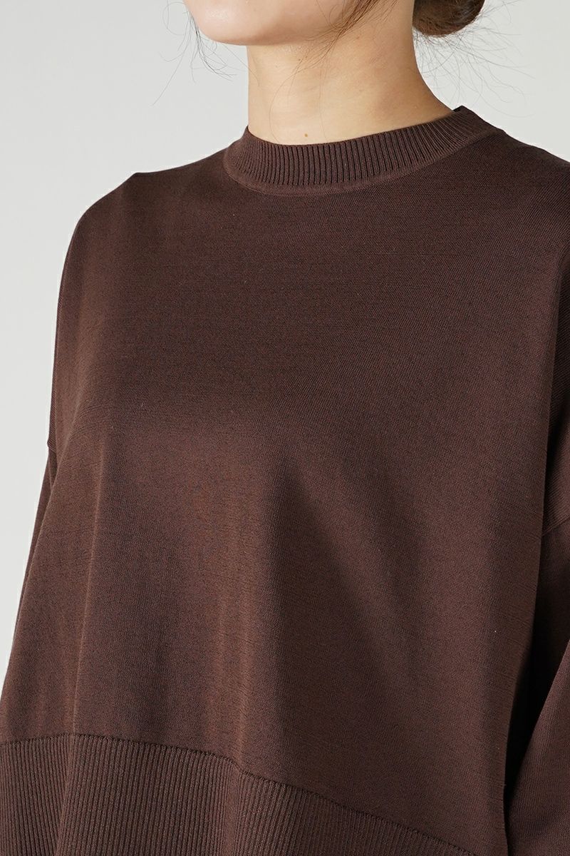 KLOKE(クローク)SWERVE KEYHOLE SWEATER スワーブキーホールセーター KL24PSS018 -1