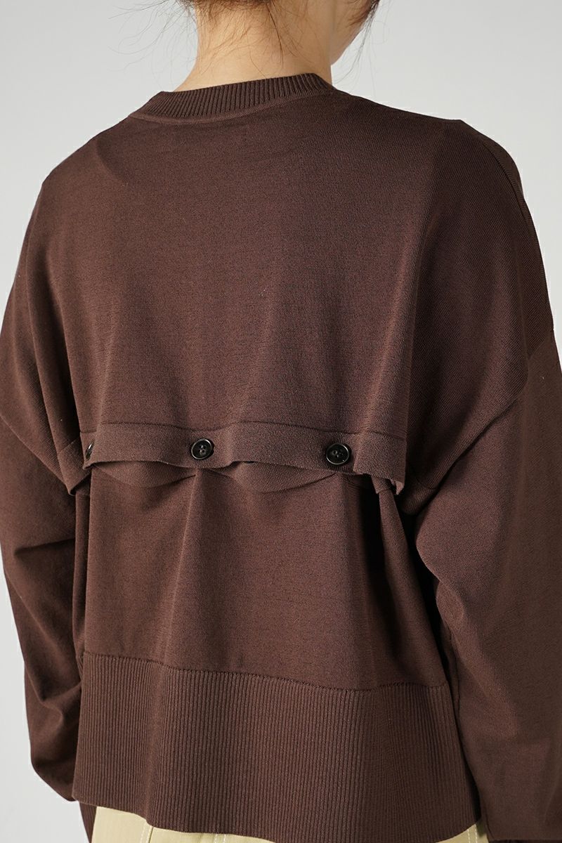 KLOKE(クローク)SWERVE KEYHOLE SWEATER スワーブキーホールセーター KL24PSS018 -3