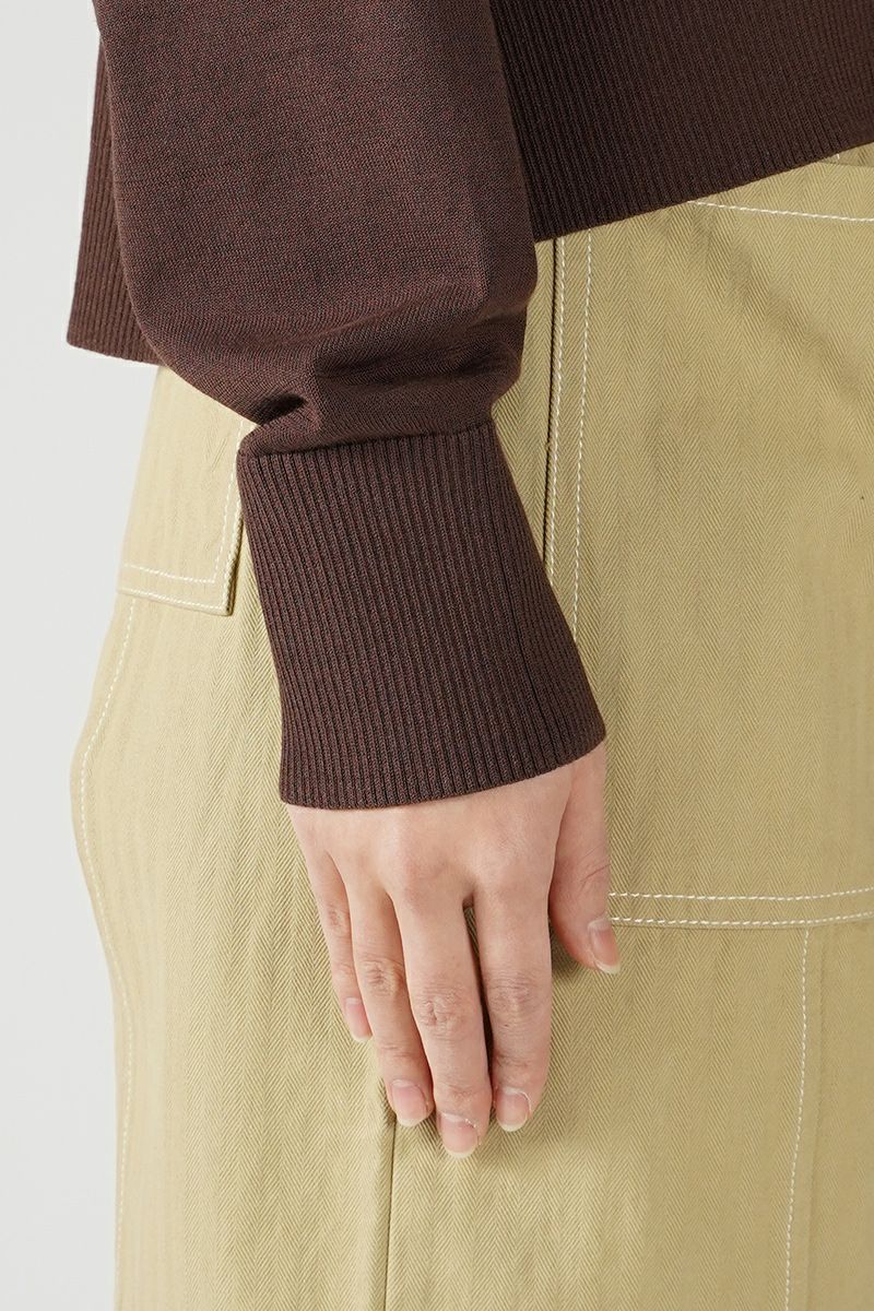 KLOKE(クローク)SWERVE KEYHOLE SWEATER スワーブキーホールセーター KL24PSS018 -4