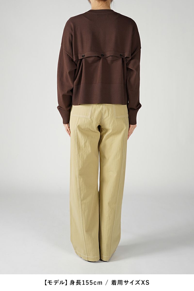 KLOKE(クローク)SWERVE KEYHOLE SWEATER スワーブキーホールセーター KL24PSS018 -6