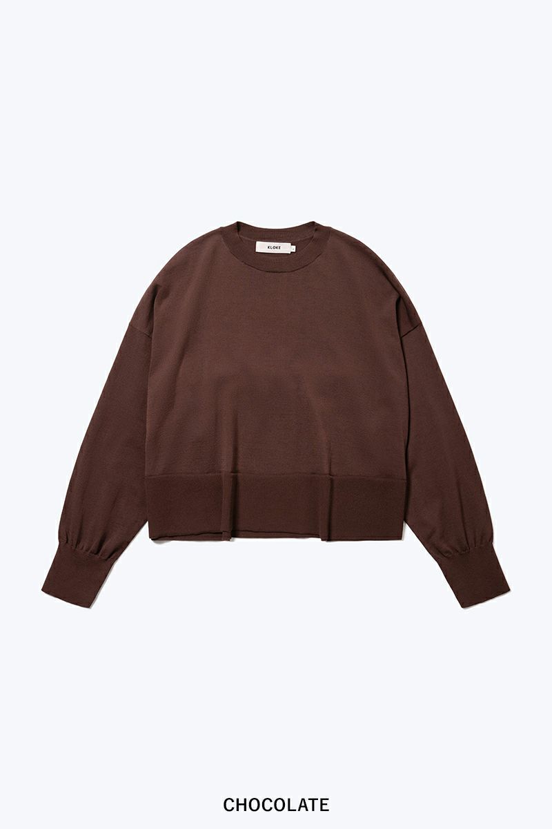 KLOKE(クローク)SWERVE KEYHOLE SWEATER スワーブキーホールセーター KL24PSS018 -14
