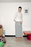 VERSO(ヴェルソ)Scarf Long Sleeve Jersey Top スカーフ長袖ジャージートップ VRS24SSTOP001 -5