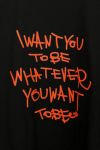 SYU.HOMME FEMM(シュウ オム フェム)Souvenir Sweat Shirts I WANT YOU TO BE WHATEVER YOU WANT TO BE スーヴェニアスウェットシャツ PF21AW-03 -4