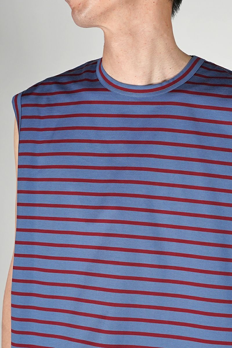 WELLDER(ウェルダー)Stripe No Sleeve ストライプノースリーブ WM24ST03 -1