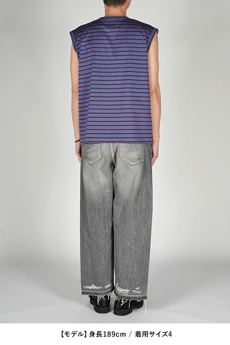 WELLDER(ウェルダー)Stripe No Sleeve ストライプノースリーブ WM24ST03 -5