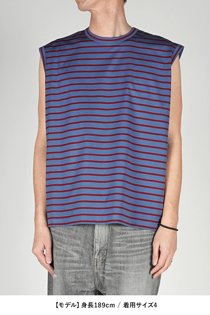 WELLDER(ウェルダー)Stripe No Sleeve ストライプノースリーブ WM24ST03 -8