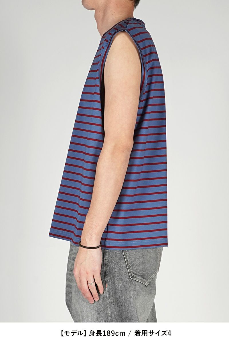 WELLDER(ウェルダー)Stripe No Sleeve ストライプノースリーブ WM24ST03 -9