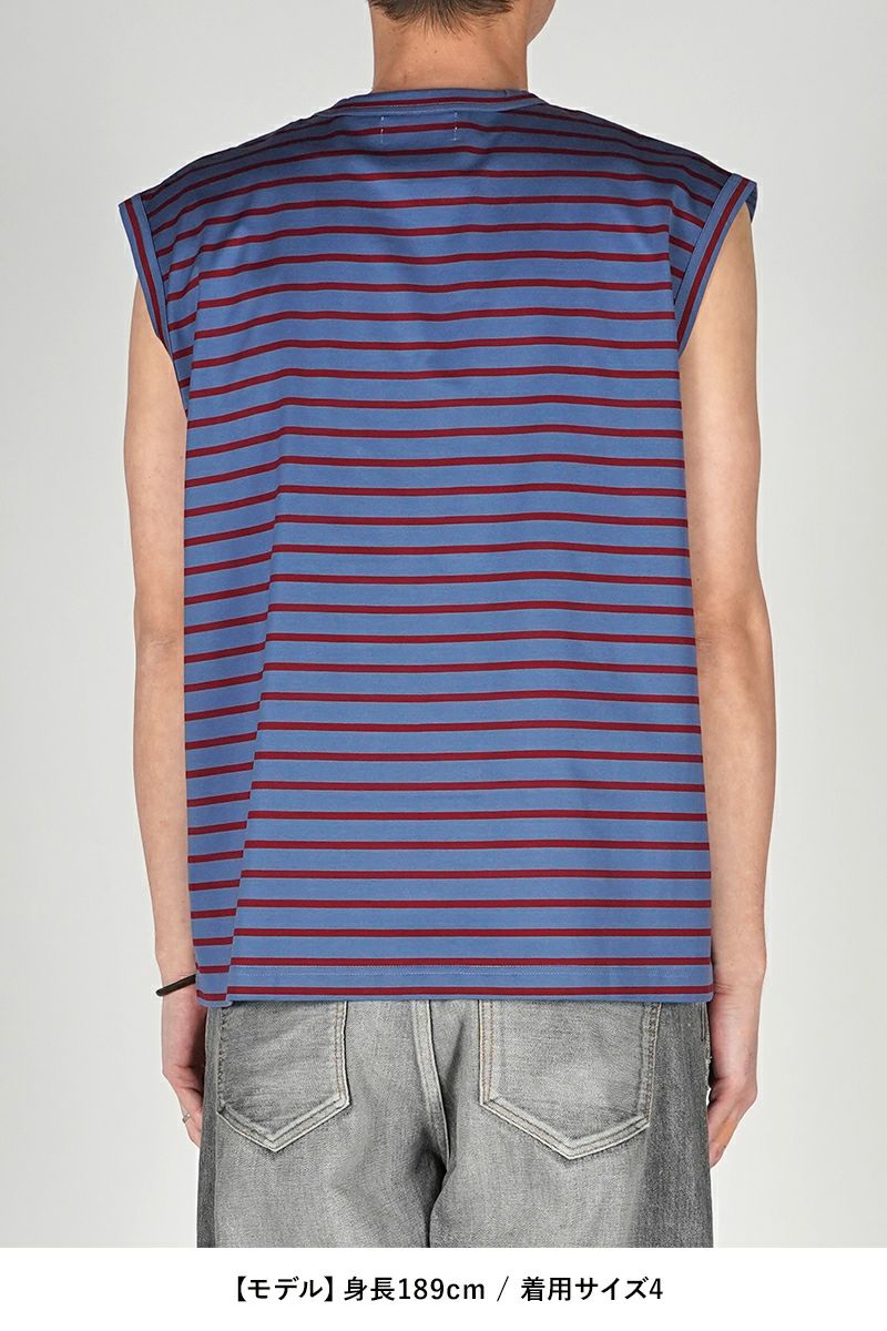 WELLDER(ウェルダー)Stripe No Sleeve ストライプノースリーブ WM24ST03 -10