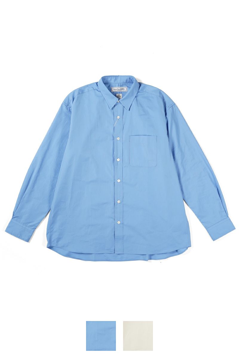 THOMAS MASON L/S REGULAR SHIRTS BYRON KENT トーマスメイソン 長袖レギュラーカラーシャツ バイロンケント  233-60304