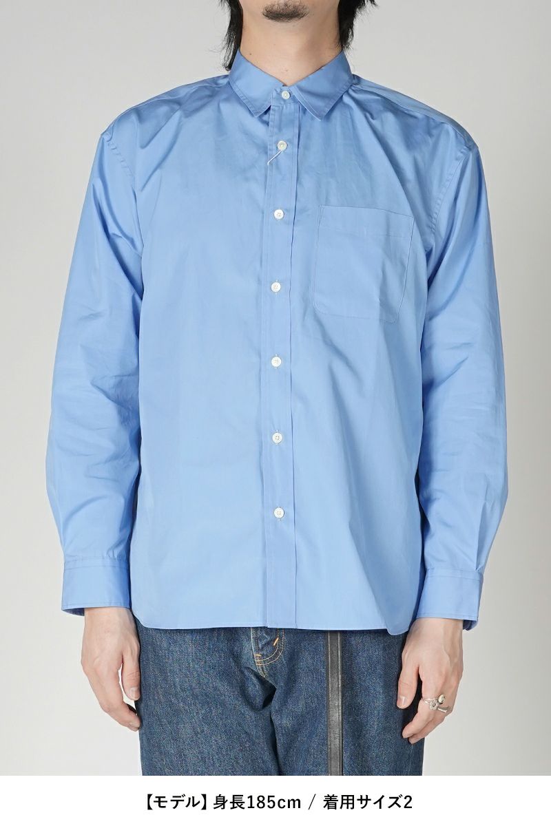 UNIVERSAL PRODUCTS.(ユニバーサルプロダクツ)THOMAS MASON L/S REGULAR SHIRTS BYRON KENT トーマスメイソン 長袖レギュラーカラーシャツ バイロンケント 233-60304 -8