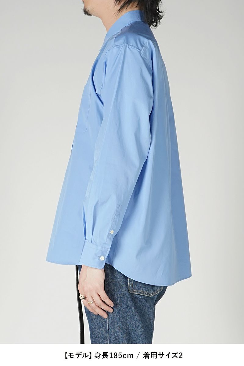 UNIVERSAL PRODUCTS.(ユニバーサルプロダクツ)THOMAS MASON L/S REGULAR SHIRTS BYRON KENT トーマスメイソン 長袖レギュラーカラーシャツ バイロンケント 233-60304 -9