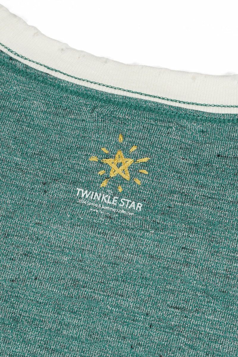 FACCIES(ファッチーズ)TOP MELANGE NUMBERRING TEE トップメランジナンバリングTシャツ F24S02004 -5