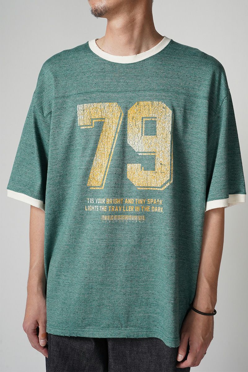 FACCIES(ファッチーズ)TOP MELANGE NUMBERRING TEE トップメランジナンバリングTシャツ F24S02004 -9