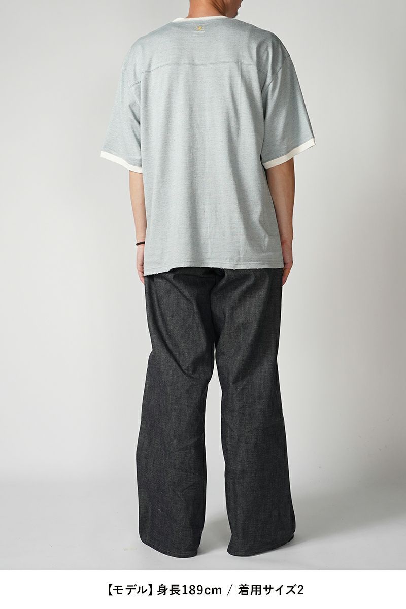 FACCIES(ファッチーズ)TOP MELANGE NUMBERRING TEE トップメランジナンバリングTシャツ F24S02004 -14