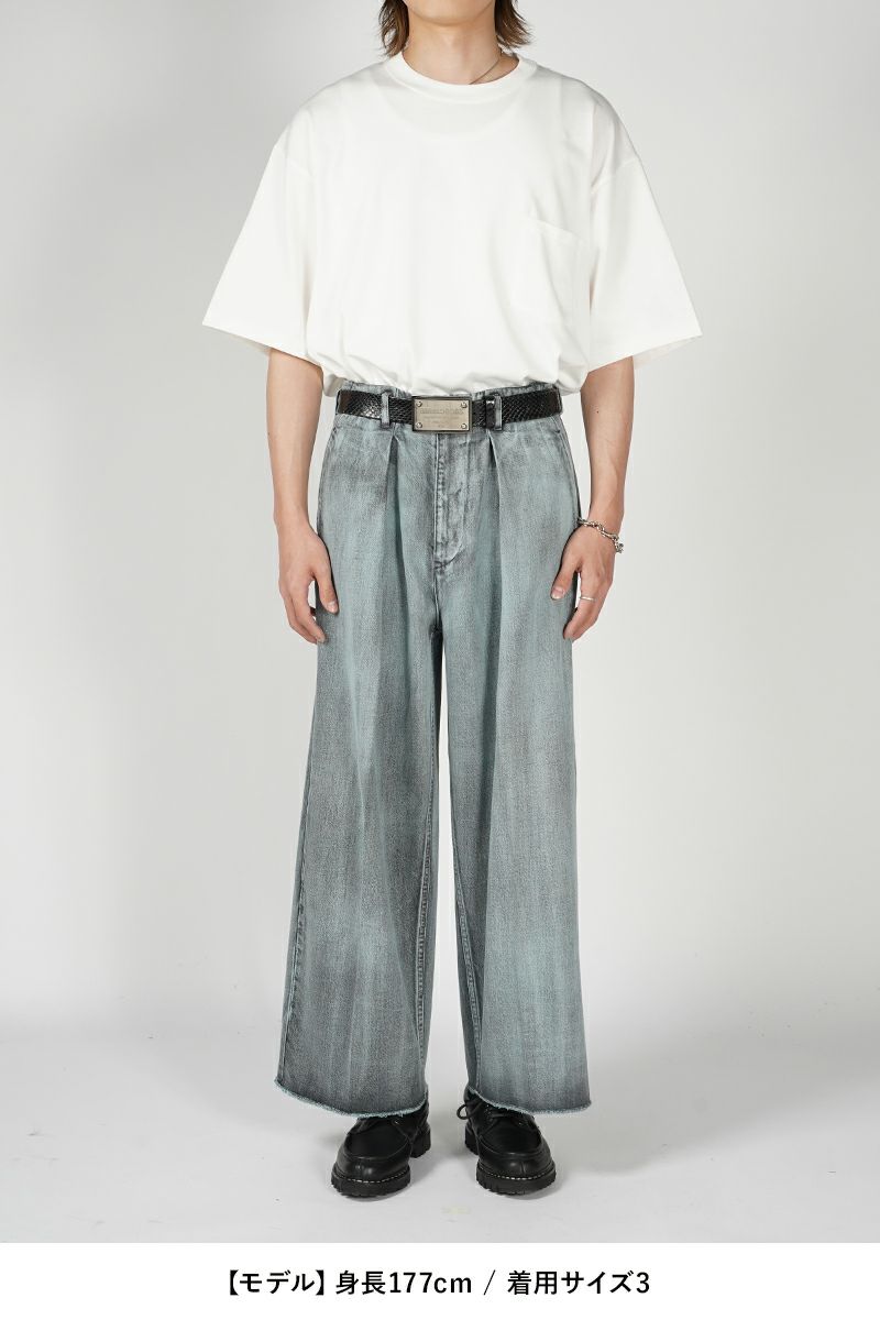 saby(サバイ)TUCK BAGGY - Garment Dye - タックバギー ガーメントダイ 24SS-031811 -3