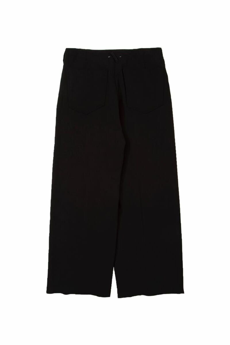 saby. ブラック ワイドパンツ saby [rroomm exclusive]TUCK BAGGY BLACK - Mens | rroomm