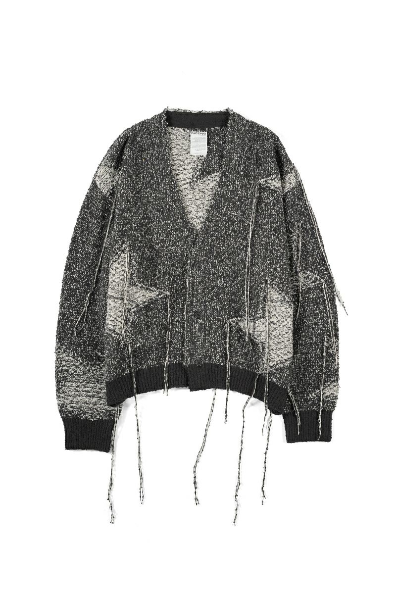FACCIES(ファッチーズ)TWINKLE STAR KNIT CD トゥインクルスターニットカーディガン F24S07001