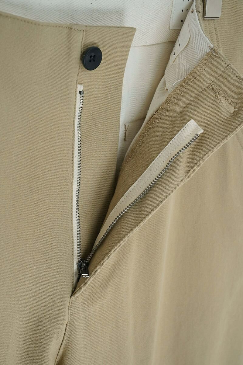 KURO(クロ)TWISTED YARN COTTON CHINO FABRIC ツィステッドヤーンコットンチノパンツ 963147 -6