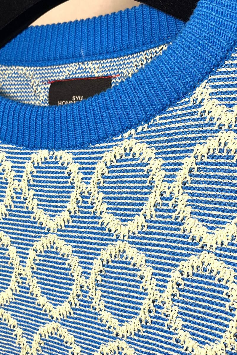 SYU.HOMME FEMM(シュウ オム フェム)Tambourine Knit Vest H21SS-09 -2